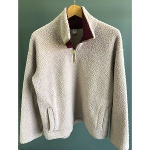 Old Navy 1/4 Zip Sherpa Pullover